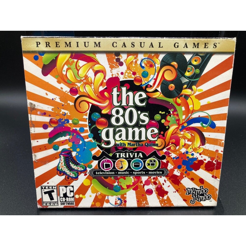 Mumbo Jumbo The 80's Game PC CD-ROM Trivia Software 3000+ Questions
